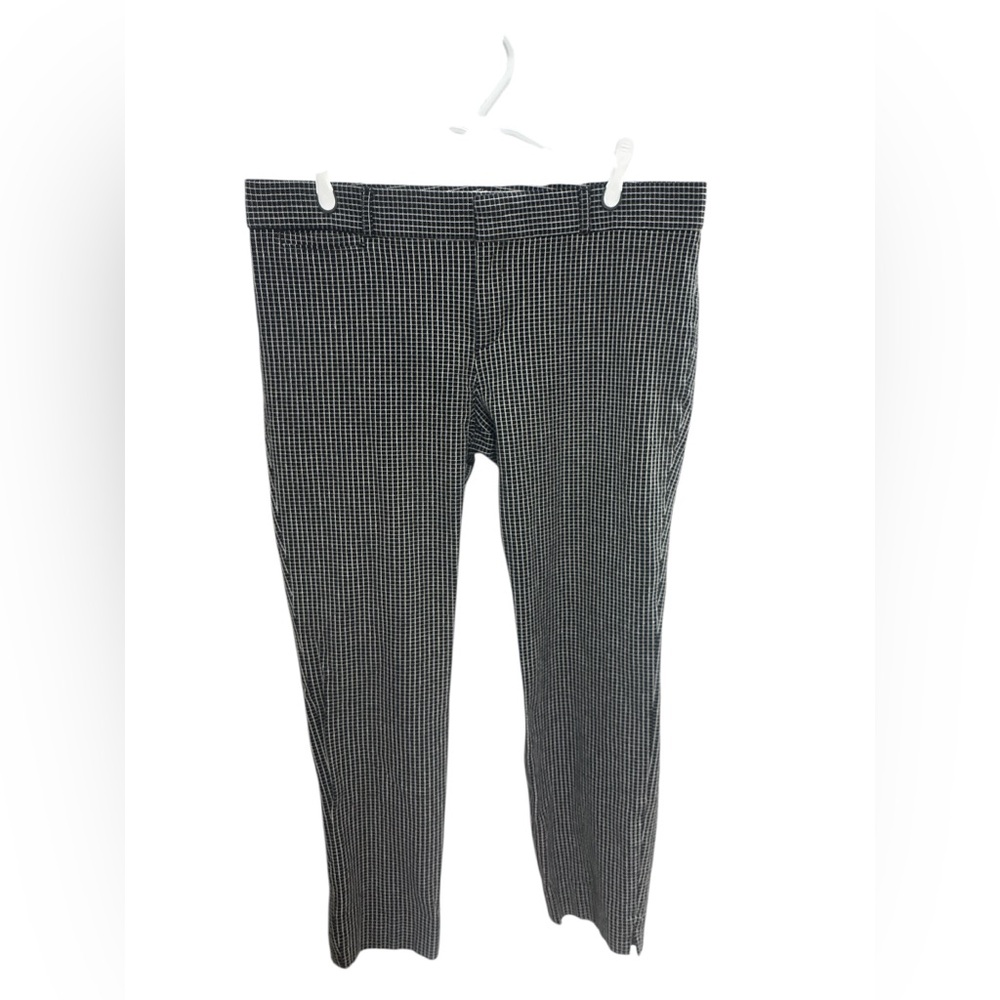 Banana Republic Women’s Black and White Checkered Pants